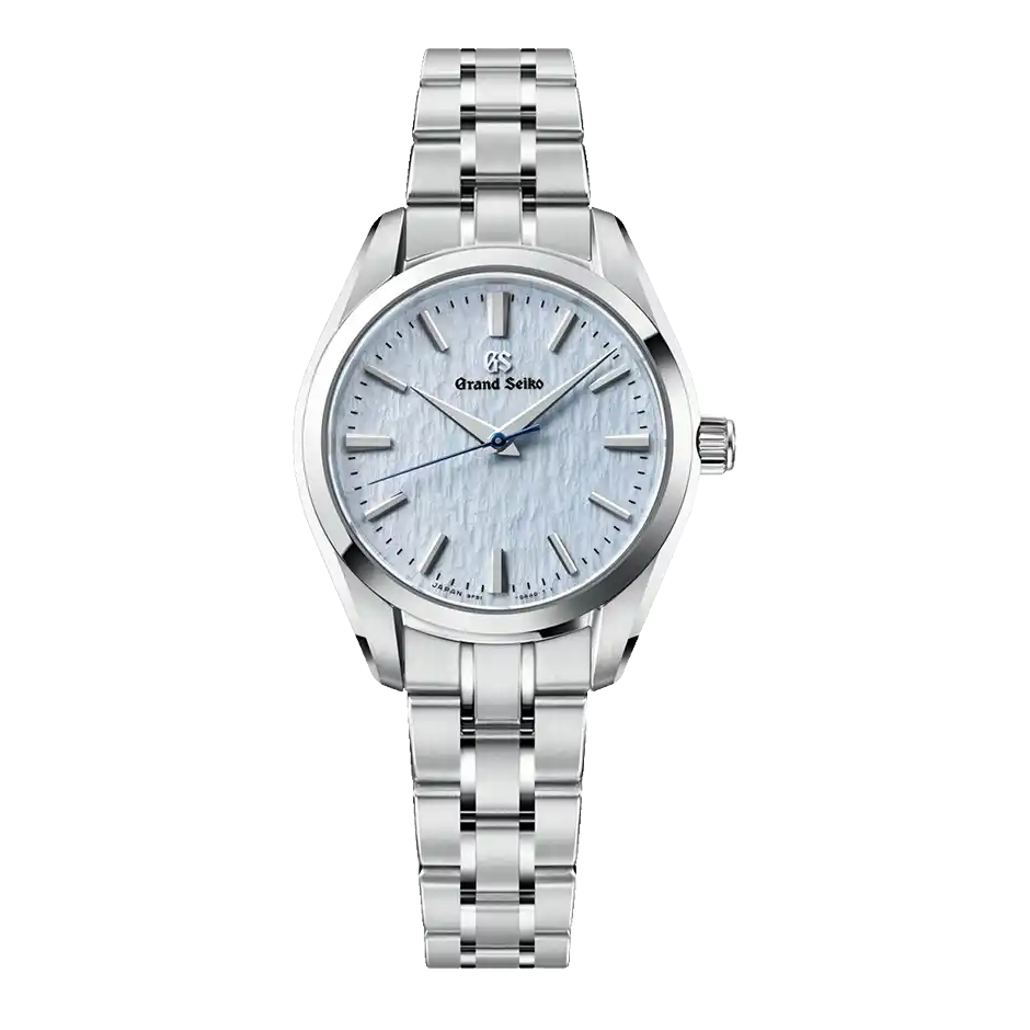 【GSマスターショップ限定】9Fクオーツ「雪白ブルー」33mm